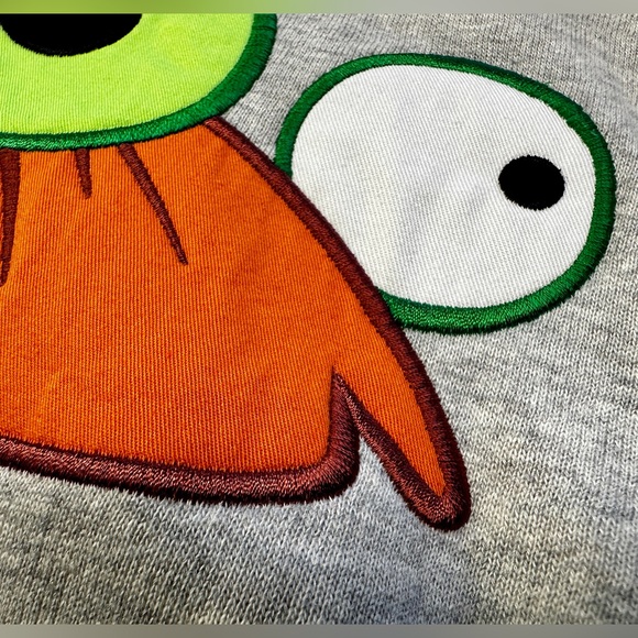 Angry Birds Embroidered Hoodie - Three Star Original - Mens Medium - Picture 5 of 8